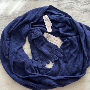 NWT The Cashmere Project Scarf & Gloves